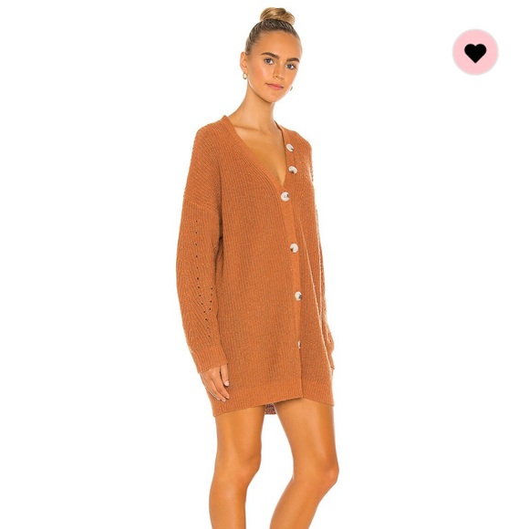 Elise Cardigan in Rust - Picture 3 of 3